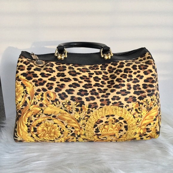 Authentic Vintage Baroque Leopard Versace Handbag - Picture 2 of 8
